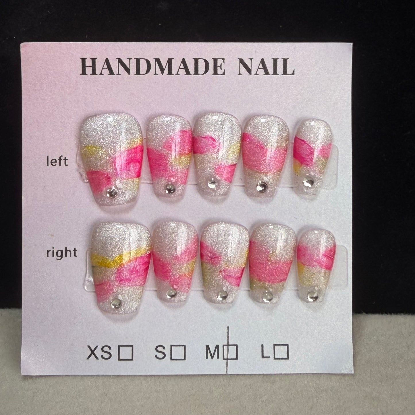 $10 Coffin Nail Set – Size M, Short/Long